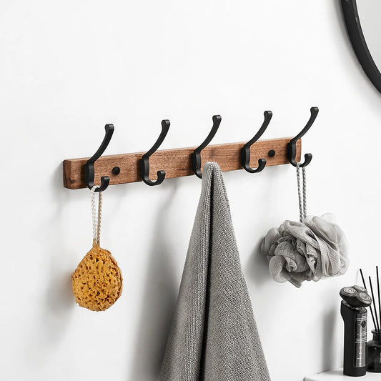 Handcrafted Wood Wall Hooks