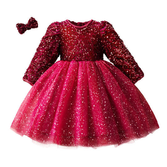 Glittering Charm Dress by Little Royalty™